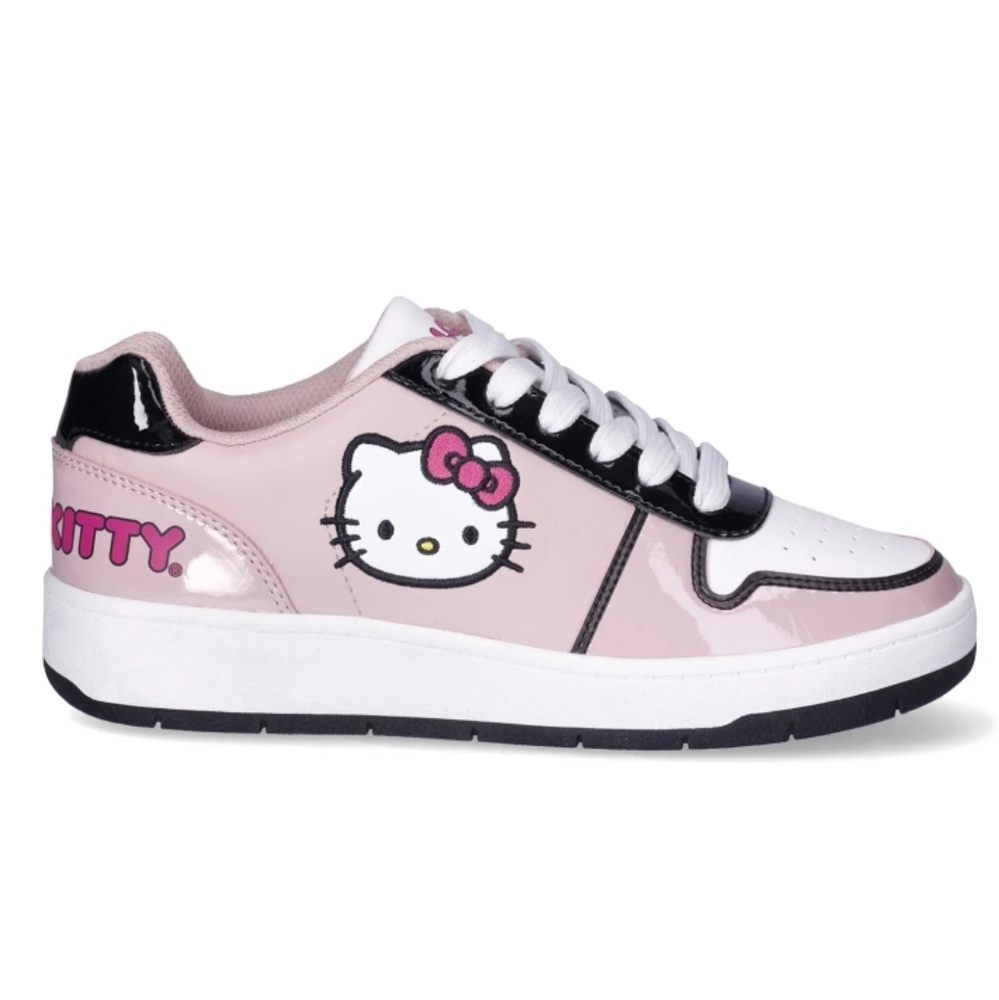 Hello Kitty Women Chuck Style Shoes - Pink and White